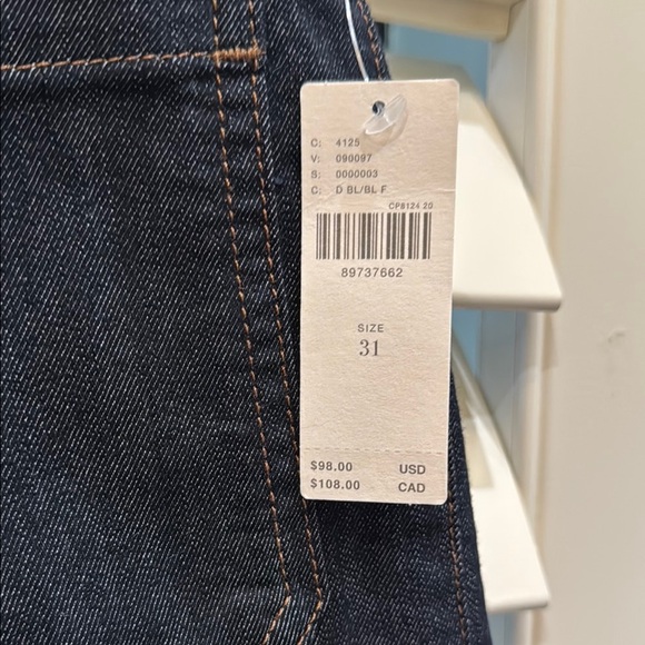Anthropologie 31 Dark Denim Shorts - Picture 2 of 6